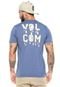 Camiseta Volcom Slim Retinal Azul - Marca Volcom