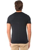 Camiseta Calvin Klein Masculina Slim Logo Flamê Preta - Marca Calvin Klein