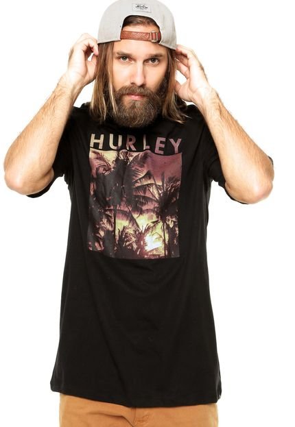 Camiseta Manga Curta Hurley Cali Vibes Preta - Marca Hurley