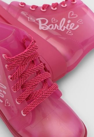 Bota Coturno Grendene Kids Infantil Barbie Rosa