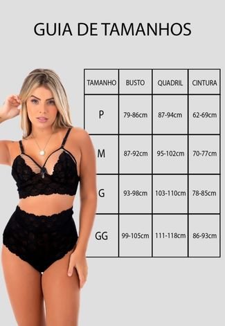 Kit 10 Calcinha Cinta MdMix Rendada Cintura Alta Modeladora