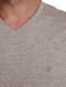 Camiseta Dudalina Masculina V-Neck Regular Grey Icon Cinza Mescla - Marca Dudalina