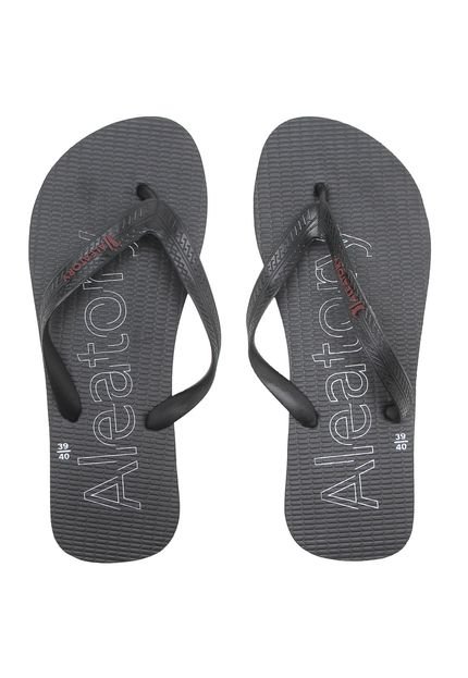 Chinelo Aleatory Logo Preto - Marca Aleatory