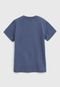 Camiseta Brandili Mundi Infantil Estampada Azul - Marca Brandili Mundi