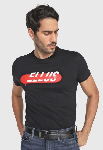 Camiseta Ellus Logo Preta - Marca Ellus