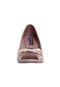 Peep Toe Anna Flynn Detail Bege - Marca Anna Flynn