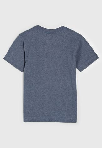 Camiseta Hurley Infantil Logo Azul