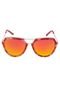 Óculos de Sol Sawary Aviador Branco/Vermelho - Marca Sawary