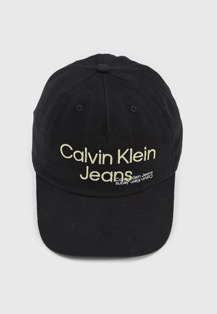 Boné Calvin Klein Jeans Logo Preto - Marca Calvin Klein Jeans