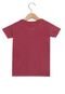 Camiseta Richards Kids Infantil Bordado Vinho - Marca Richards