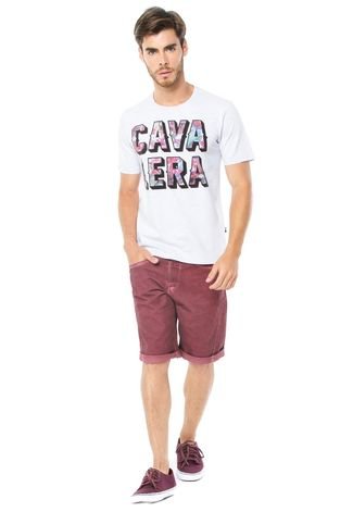 Camiseta Cavalera Logo Cinza