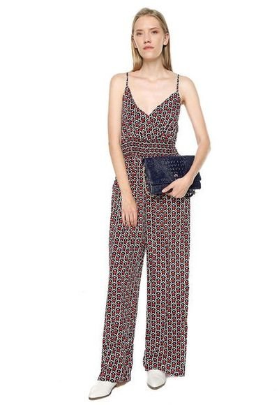Enterizo Negro Blanco Azul Paris District Compra Ahora Dafiti