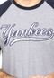 Camiseta Manga Curta New Era Team New York Yankees Cinza - Marca New Era