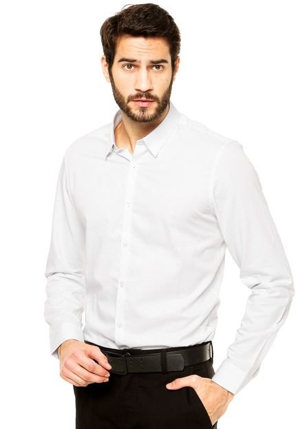 Camisa Calvin Klein Jeans Estampada Branca - Marca Calvin Klein