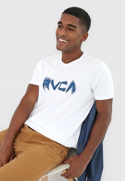 Camiseta RVCA Blurs Branca - Marca RVCA