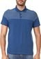 Camisa Polo Mr Kitsch Reta Listrada Azul/Branca - Marca MR. KITSCH