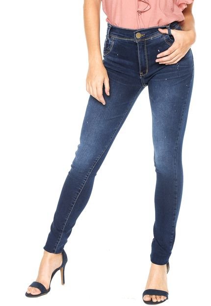 Calça Jeans Disparate Skinny Gotas Azul - Marca Disparate