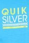 Camiseta Manga Curta Quiksilver Blockhead Azul - Marca Quiksilver