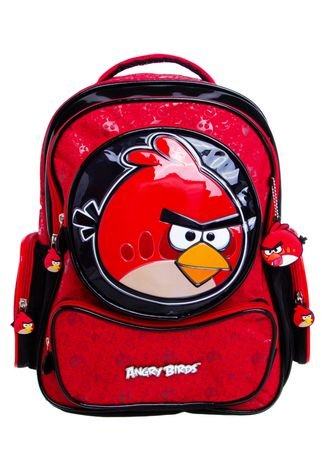 Mochila Angry Birds Bad Vermelha