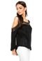 Blusa Fiya Lady Off Shoulder Preta - Marca Fiya Lady