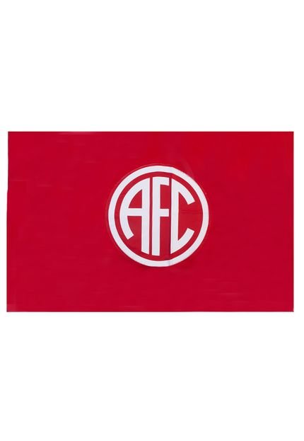 Bandeira Licenciados Futebol América/RJ Quatro Panos Vermelha (256x180) - Marca Licenciados Futebol