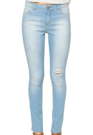 Calça Jeans Skinny DAFITI ONTREND Azul