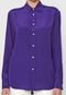 Camisa Seda Lauren Ralph Lauren Lisa Roxa - Marca Lauren Ralph Lauren