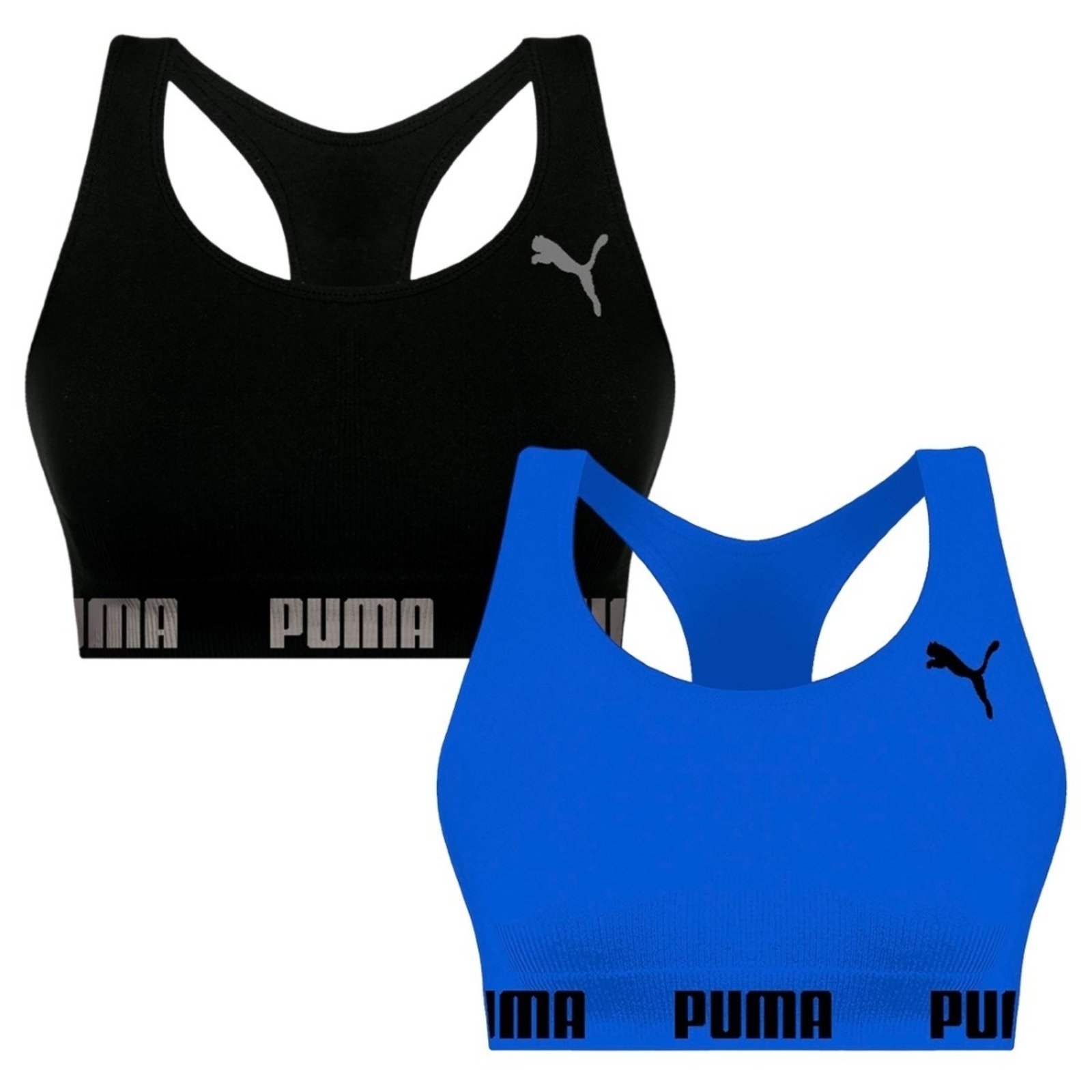 Kit 2 Tops Puma Nadador Sem Costura - Marca Puma