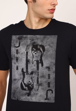 CAMISETA JOHN JOHN OUT BLACK PRETO G