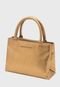 Bolsa Transversal Couro Mariart Canastra Bronze - Marca Mariart