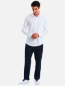 Camisa Original Penguin Social ML Regular BPWF0025 Branca - Marca Penguin