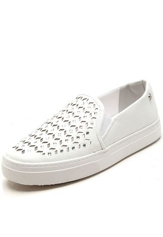 Slip On Dumond Sola Alta Hotfix Branco