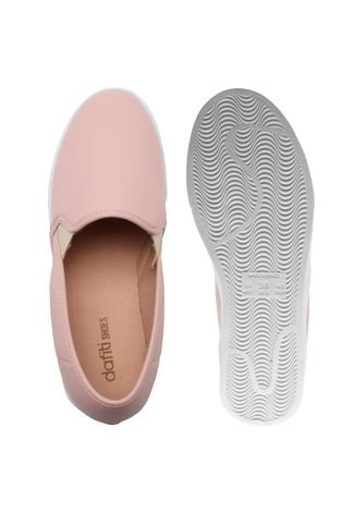 Casual Tênis DAFITI SHOES Fosco Branco - Compre Agora