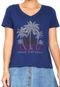 Camiseta Hering Palmeira Azul - Marca Hering