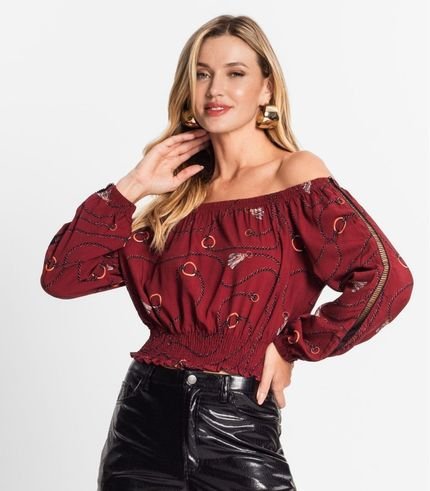 Blusa Feminina Ciganinha Manga Longa Endless Vermelho - Marca Endless