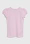 Blusa Milon Infantil Babados Rosa - Marca Milon