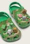 Babuche Infantil Crocs Estampado Verde - Marca Crocs