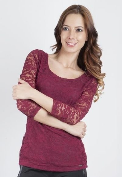 Blusa Xuss Vinotinto Compra Ahora Dafiti Colombia