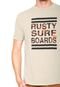 Camiseta Rusty Line Bege - Marca Rusty