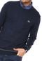Suéter Lacoste Tricot Listra Azul-marinho - Marca Lacoste