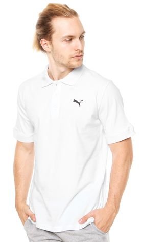 Camisa Polo Puma Fundamentals ESS Branca