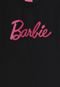 Blusa Infantil Fakini Barbie Preta - Marca Fakini