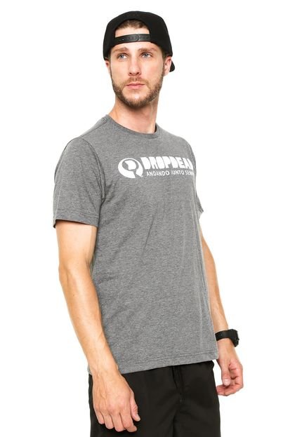 Camiseta Drop Dead Logo Slogan Cinza - Marca Drop Dead