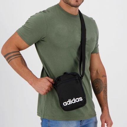 Bolsa Adidas Shoulder Linear Preta - Marca adidas