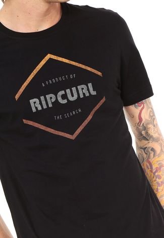Camiseta Rip Curl Stamp Of Approval Preta