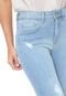 Calça Jeans Forum Skinny Destroyed Azul - Marca Forum