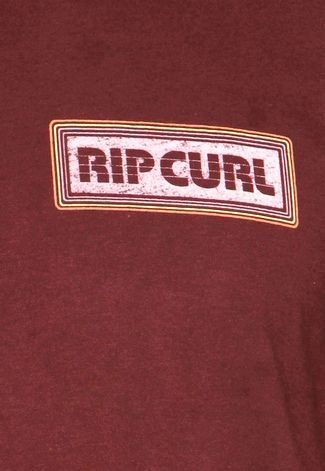 Camiseta Rip Curl Pump Legacy Vinho