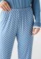 Pijama Malwee Estampado Azul - Marca Malwee