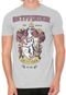 Camiseta Sideway Harry Potter Manga Curta Gryffindor Cinza - Marca Sideway Harry Potter