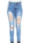 Calça Jeans GRIFLE COMPANY Skinny Destoyed Azul - Marca GRIFLE COMPANY